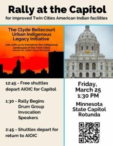 Rally for the Urban Indigenous Legacy Initiative